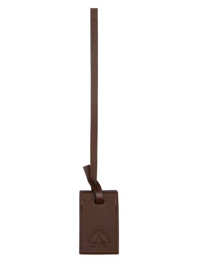 Globe-Trotter Brown Leather Luggage Tag outlook