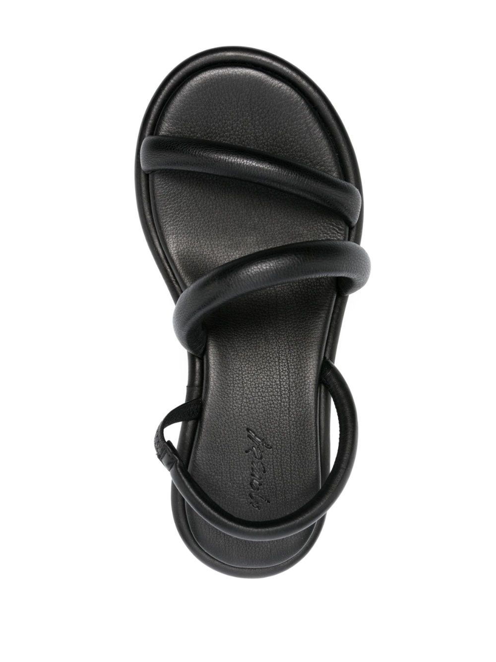 80mm slingback leather sandals - 4