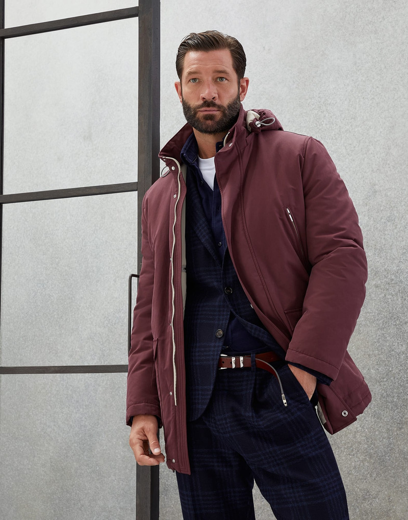 Water-resistant techno cotton parka with Thermore® padding and detachable hood 6