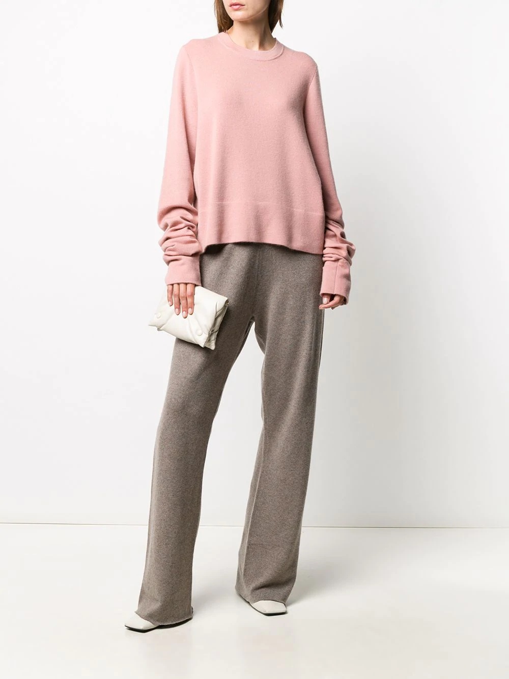 long-sleeve cashmere jumper - 2