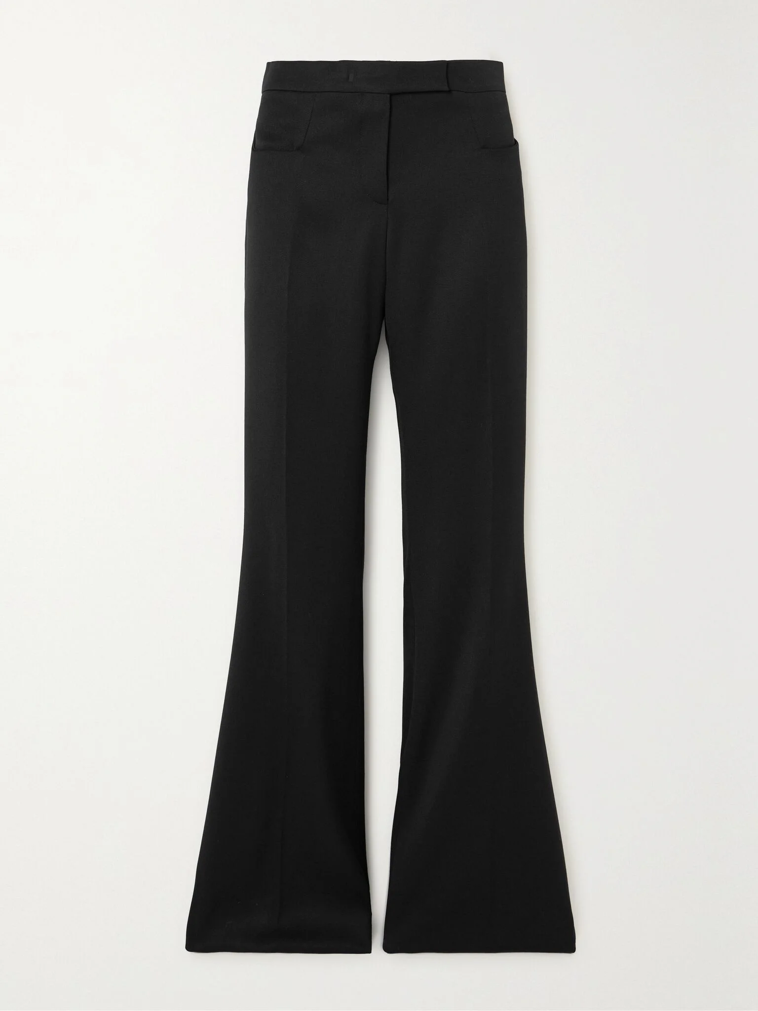 Wool flared pants Black - 1