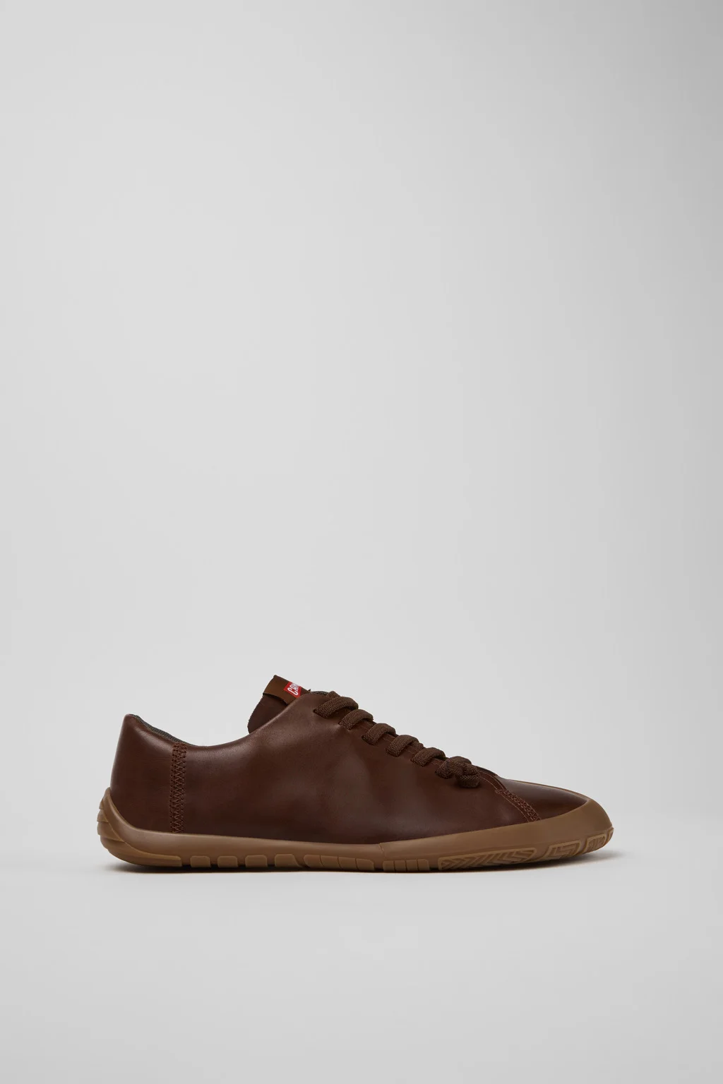 Peu Path+ Brown Leather Shoes for Men. - 1