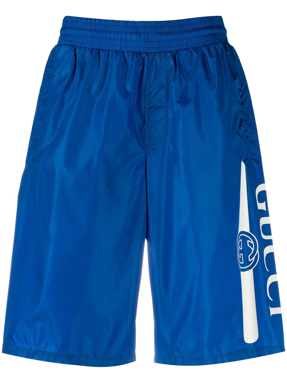 long swim shorts with logo - 1