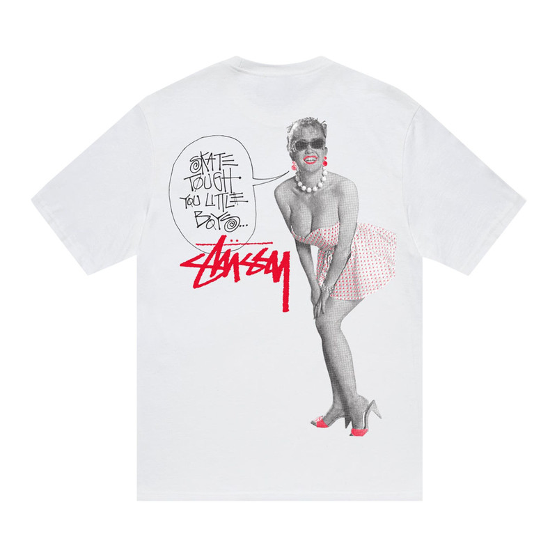 Stüssy Stussy Skate Tough Tee 'White' outlook