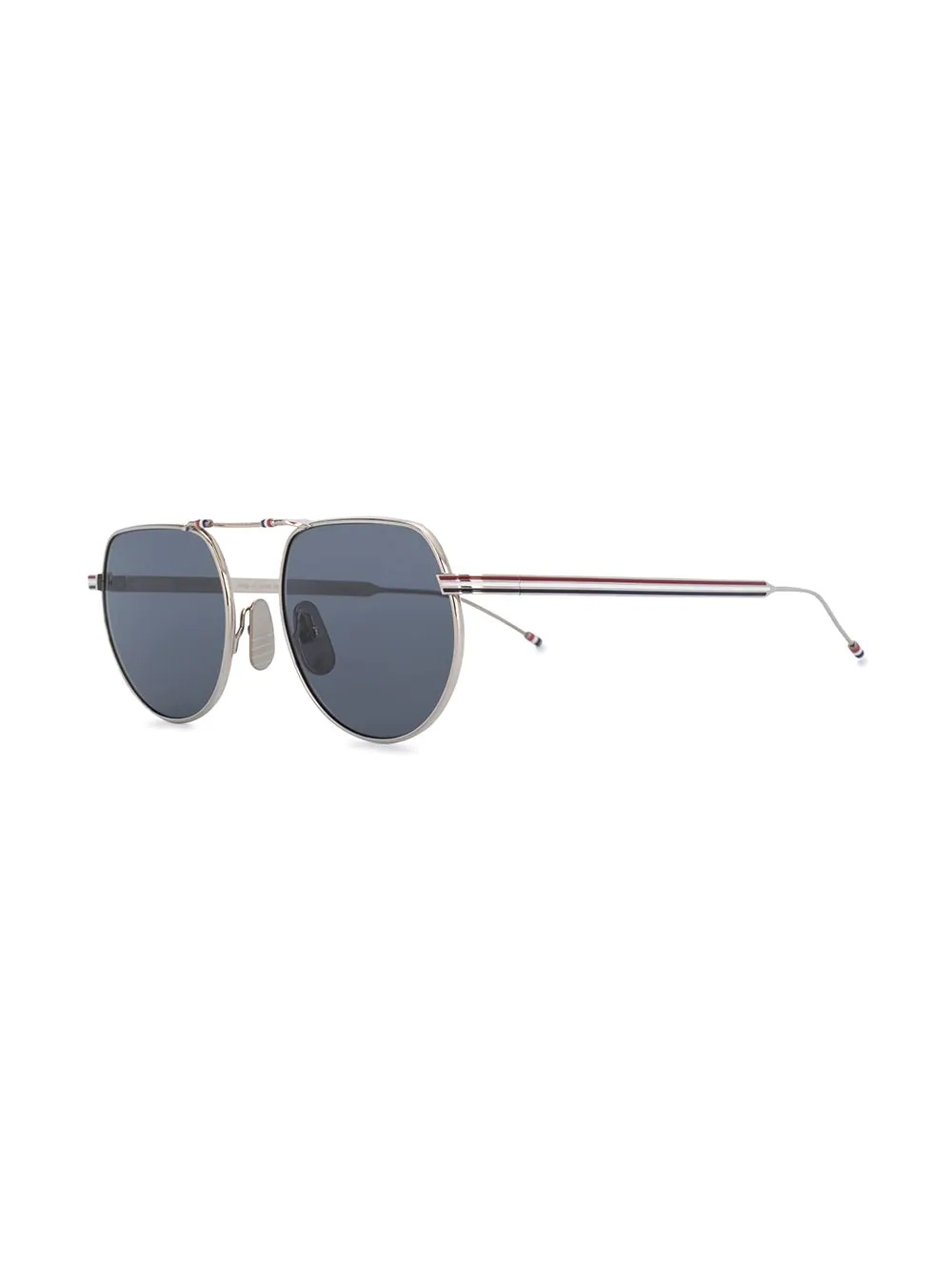 hingeless aviator-frame sunglasses - 2