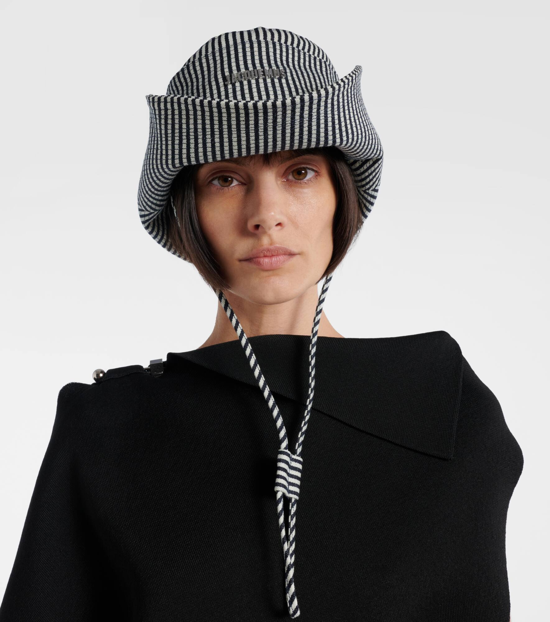 De-Nîmes striped denim bucket hat - 5