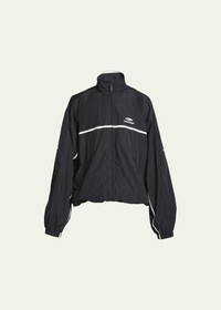 BALENCIAGA Men's Logo Tracksuit Jacket | bergdorfgoodman