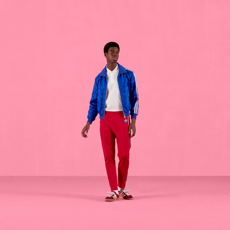 GUCCI adidas x Gucci cotton jersey sweatpants outlook