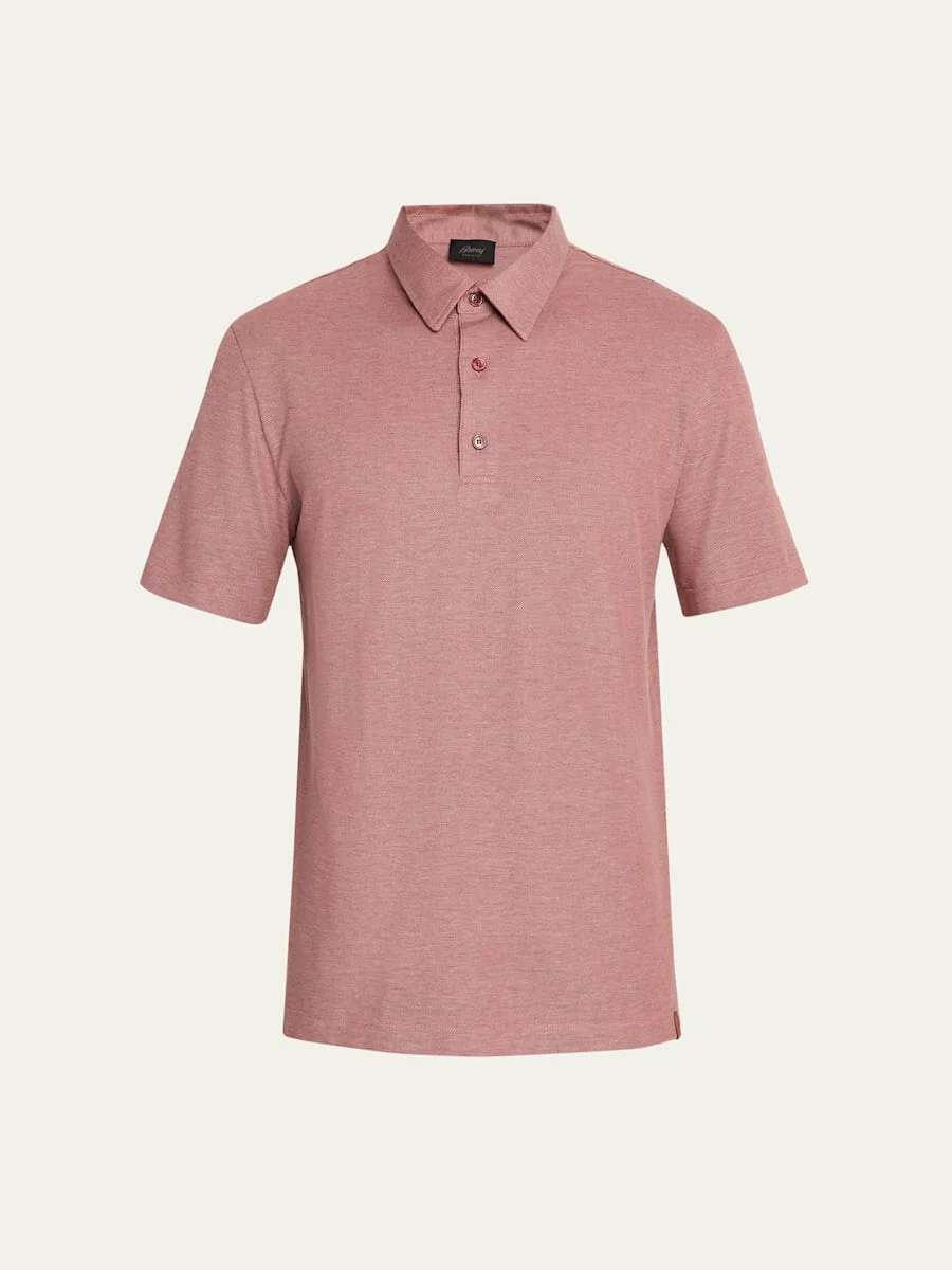 Men's Jersey Pique Polo Shirt - 1