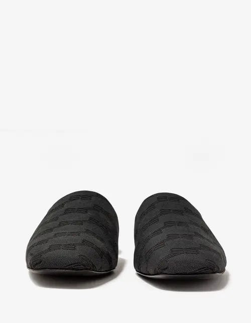 Balenciaga Grey Cosy Mule BB Monogram Sandals - 3