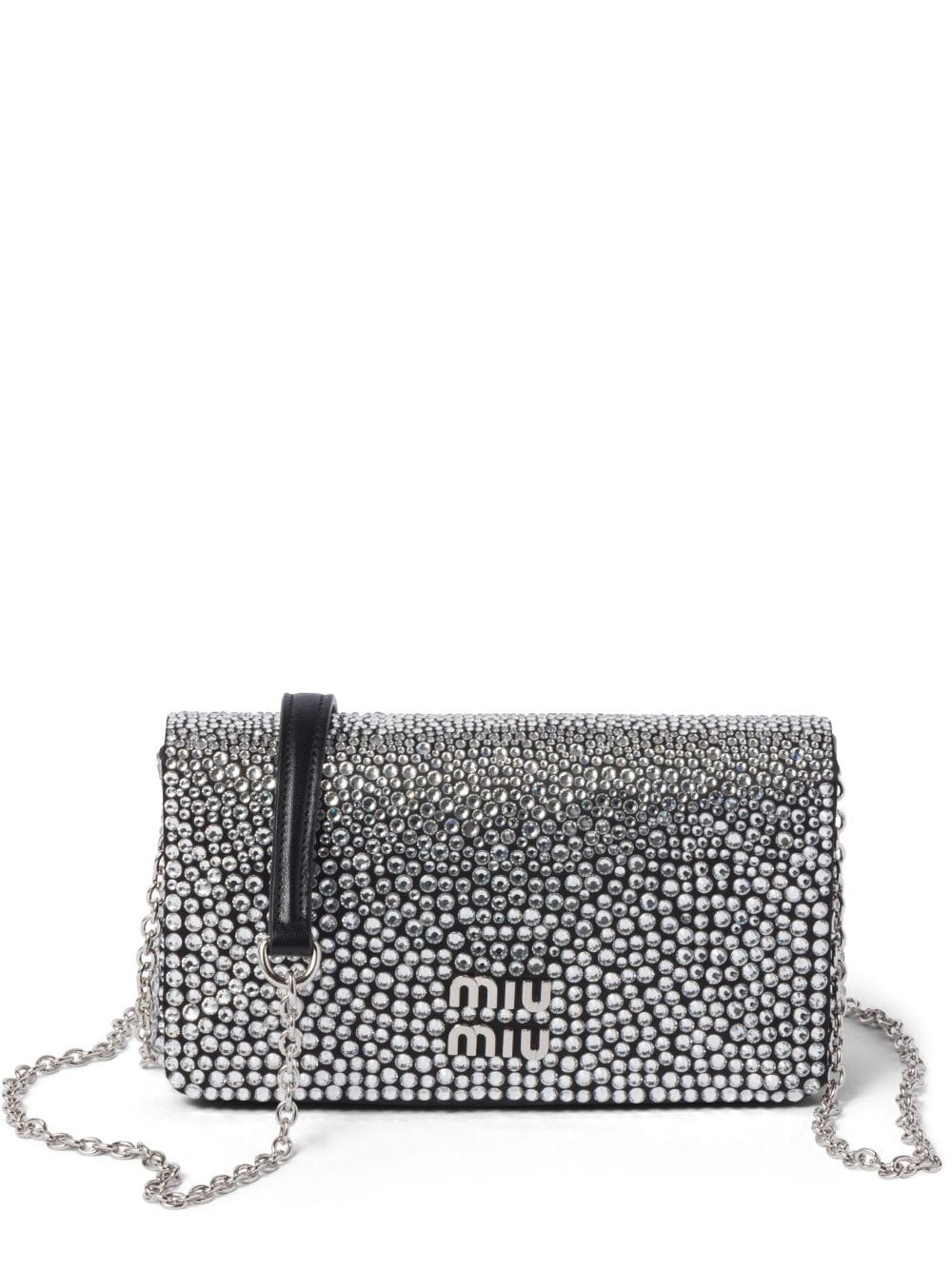 crystal-embellished mini bag - 1