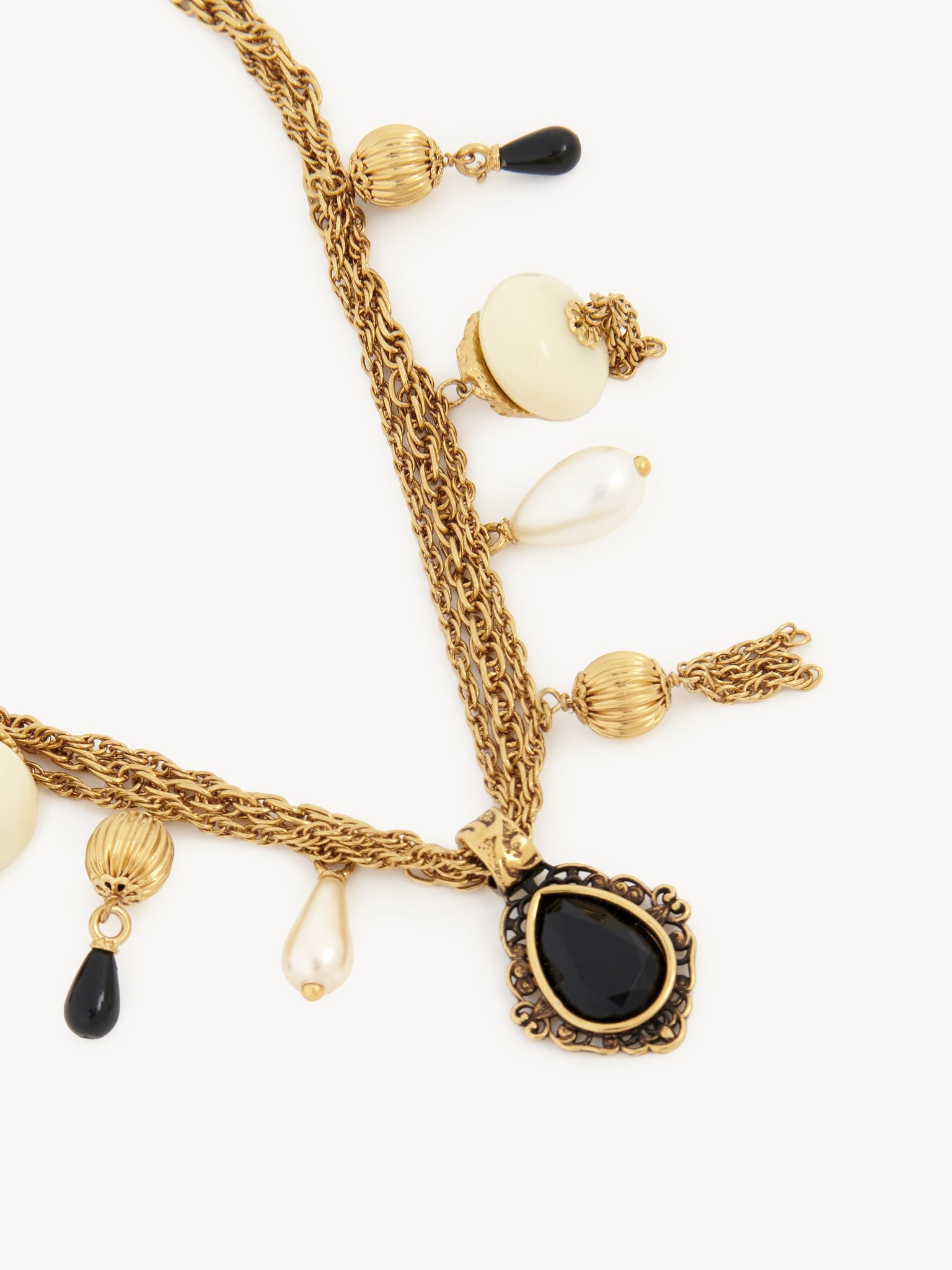THE CHLOÉ ANTIQUE PEARLS NECKLACE - 3