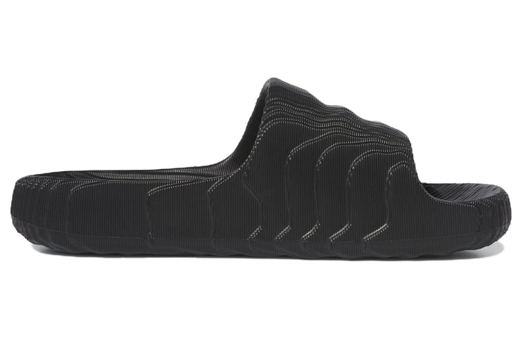adidas Originals Adilette 22 Slides 'Black Better Scarlet' ID4925 - 2