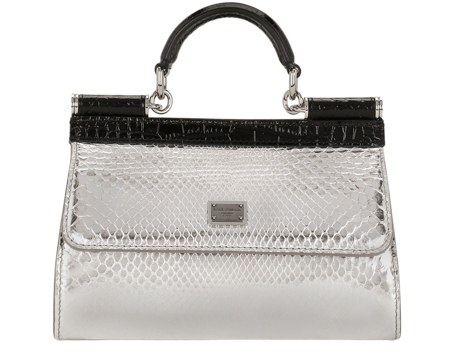 KIM DOLCE&GABBANA crocodile-embossed Sicily bag - 3