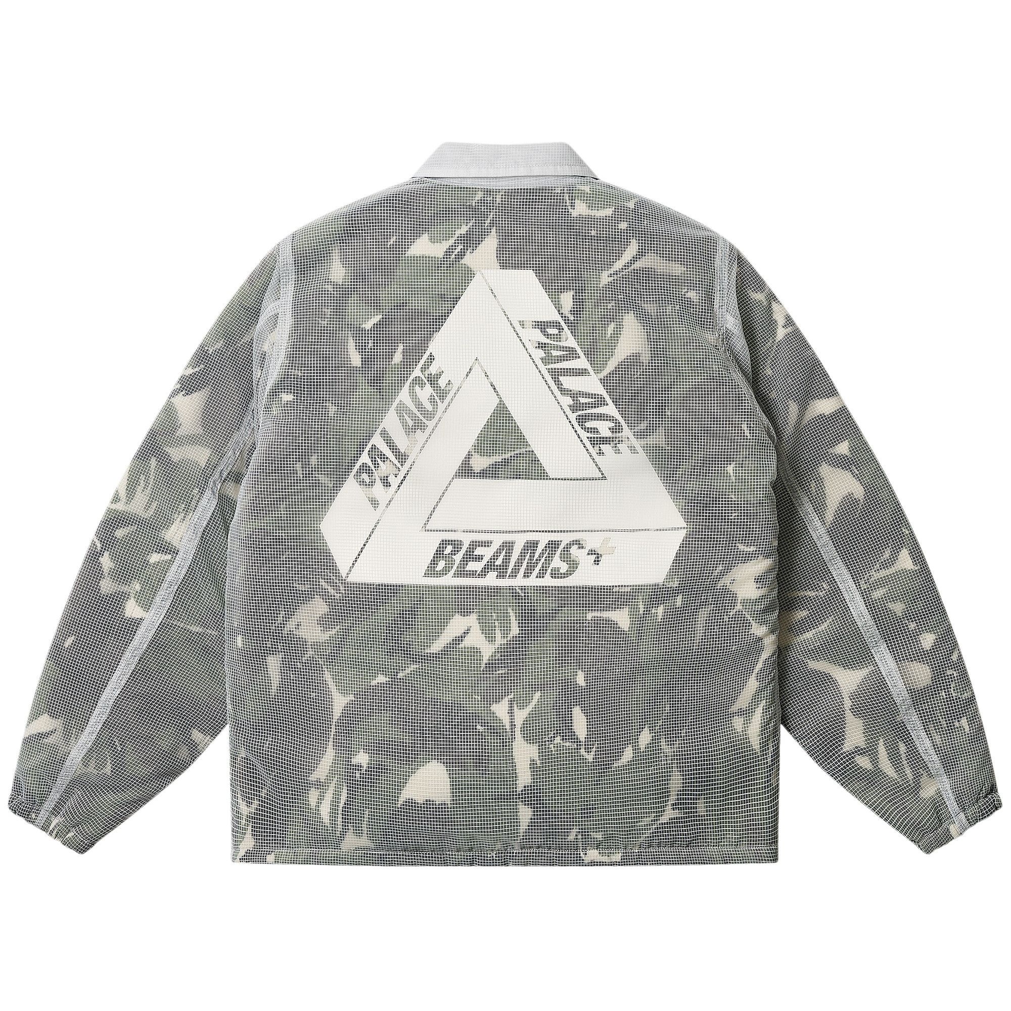 Palace x Beams Plus Fleece Lined Coach Jacket 'Camo' - 3