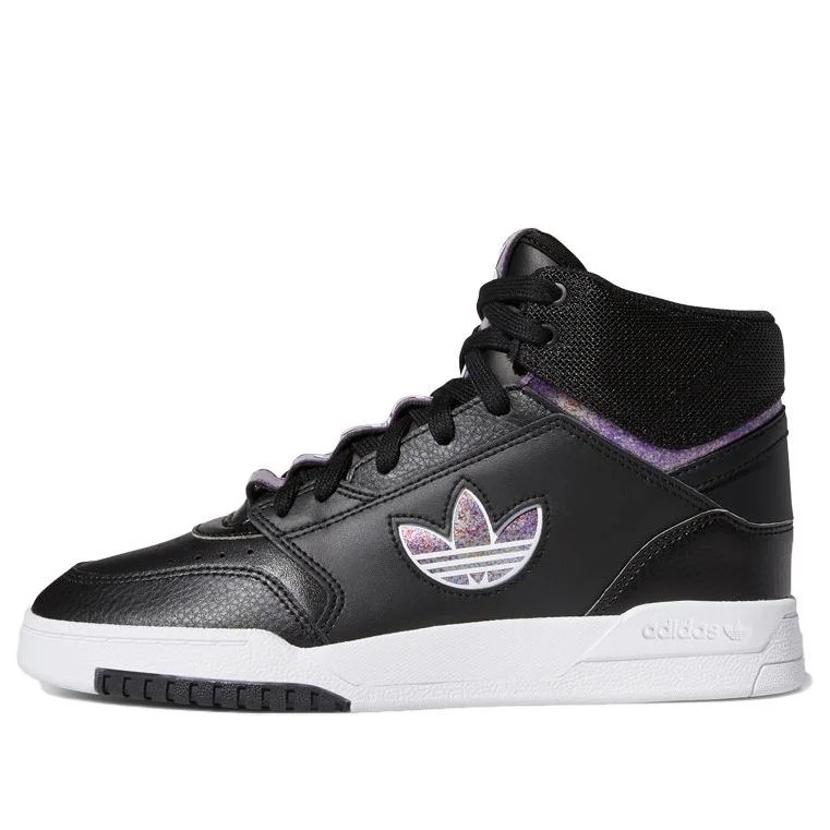 (WMNS) adidas originals Drop Step XL 'Black White Purple' FY3226 - 1