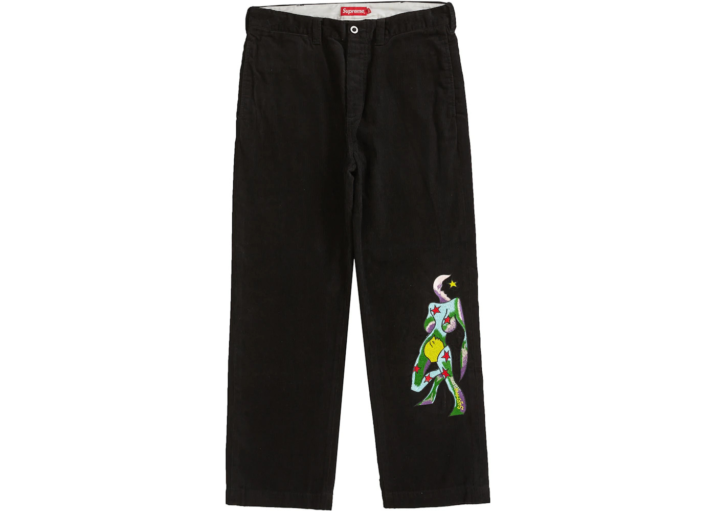 Supreme Gonz Corduroy Chino Pant Black - 1