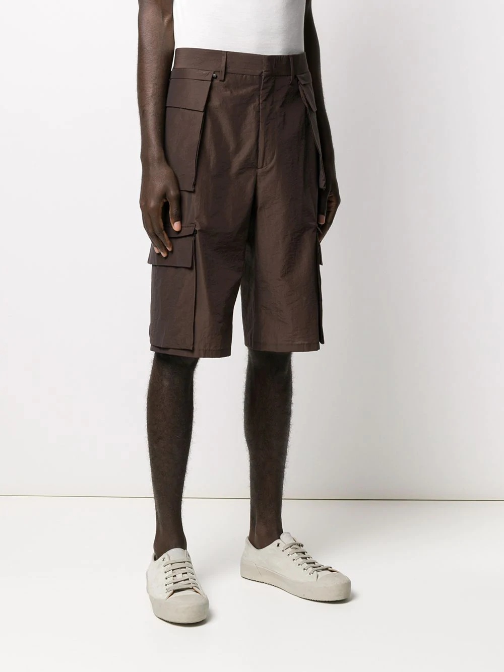 knee-length cargo shorts - 3