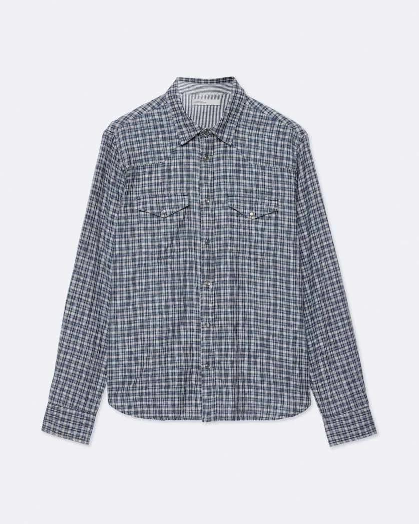 COURT REGULAR-FIT DOUBLE-FACED SHIRT - 1