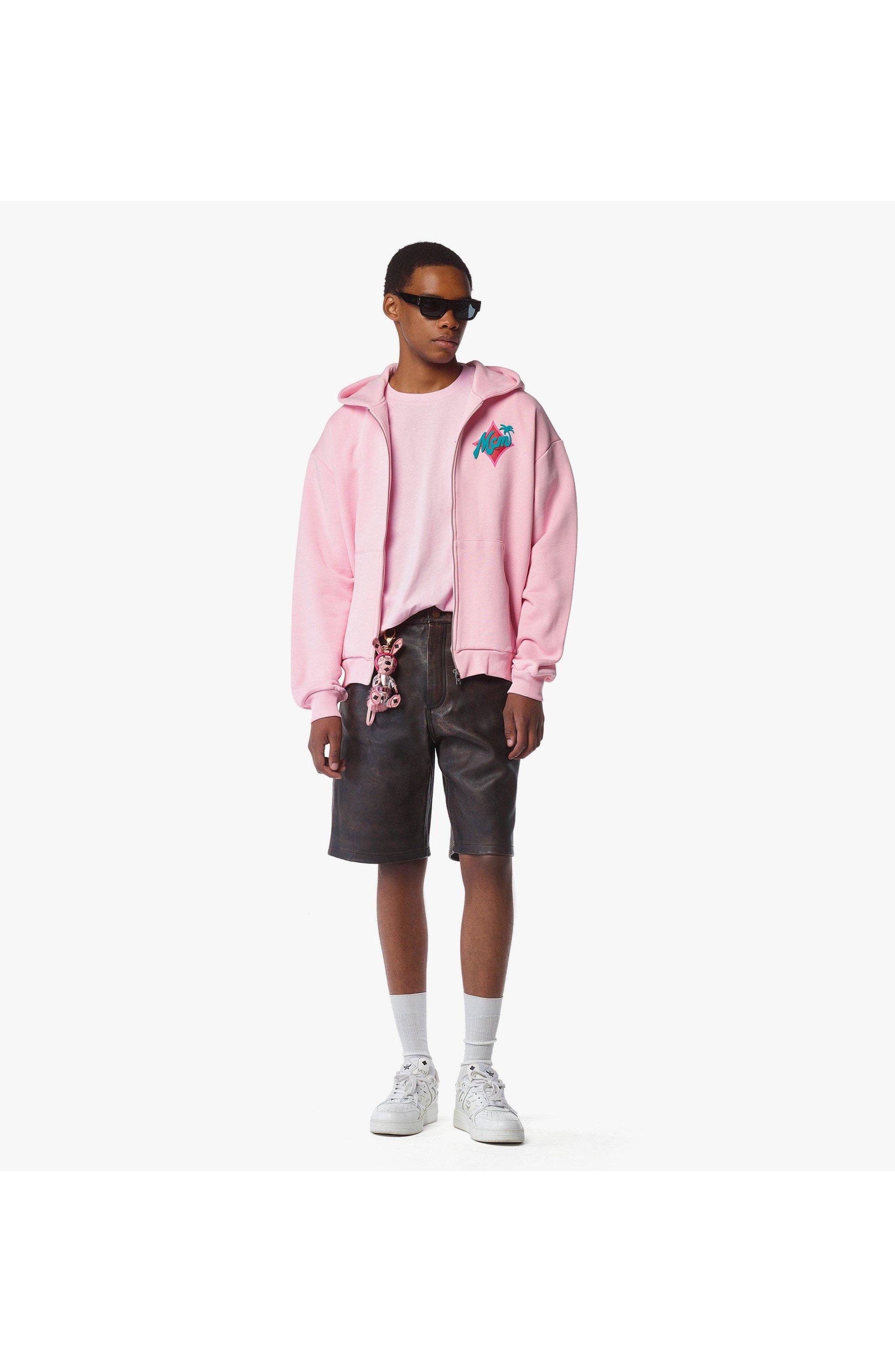 MCM x SNIPES Zip Hoodie in Pink at Nordstrom - 6