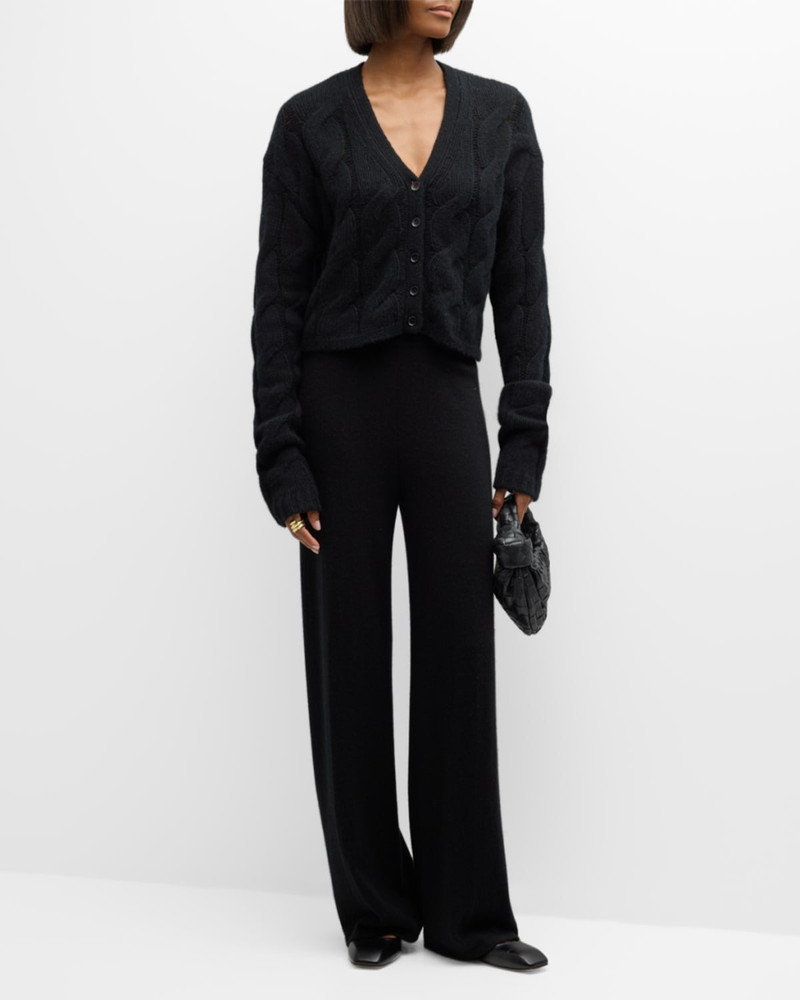 SABLYN Jolie Cashmere Cable-Knit Cardigan outlook