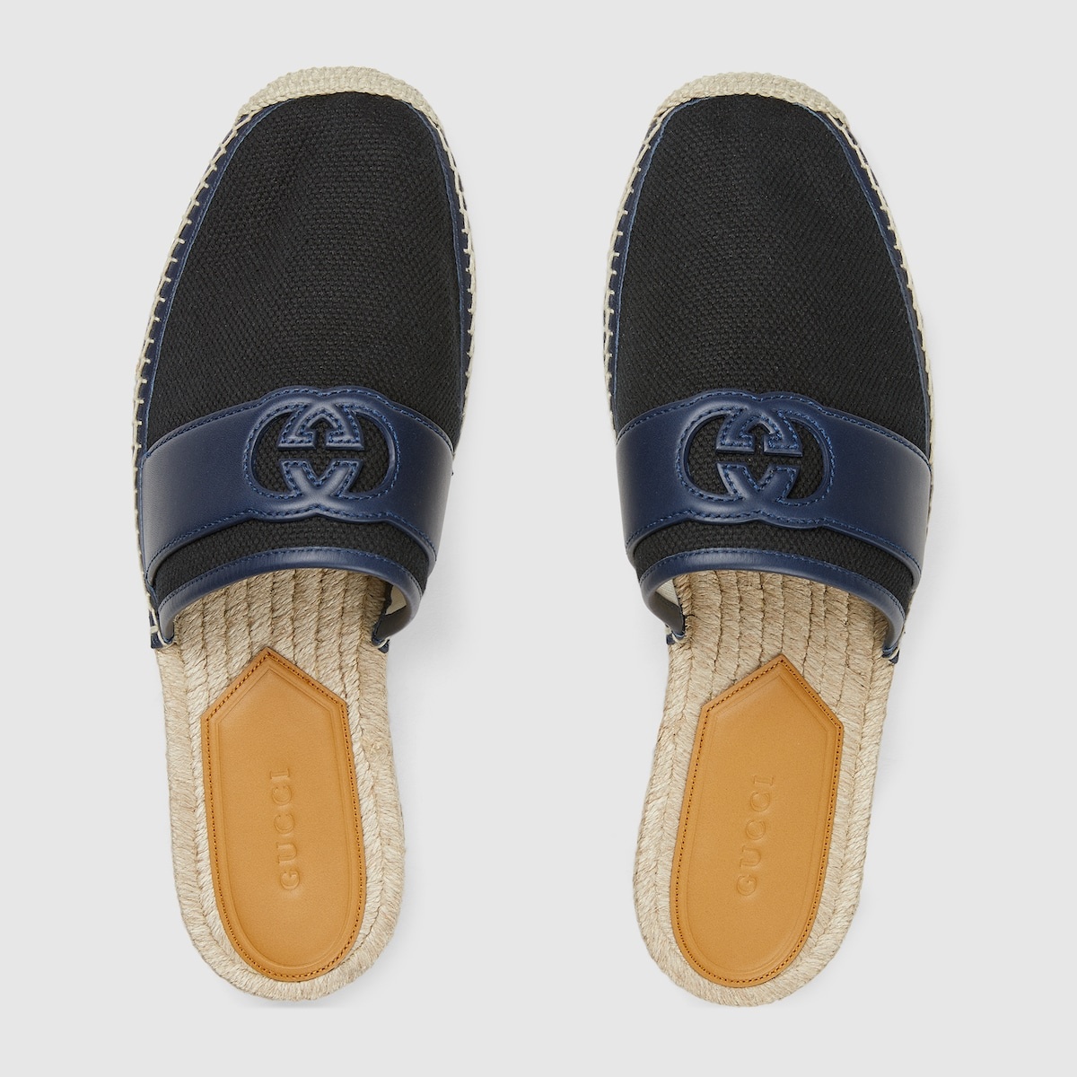 Men's Interlocking G slide espadrille - 5