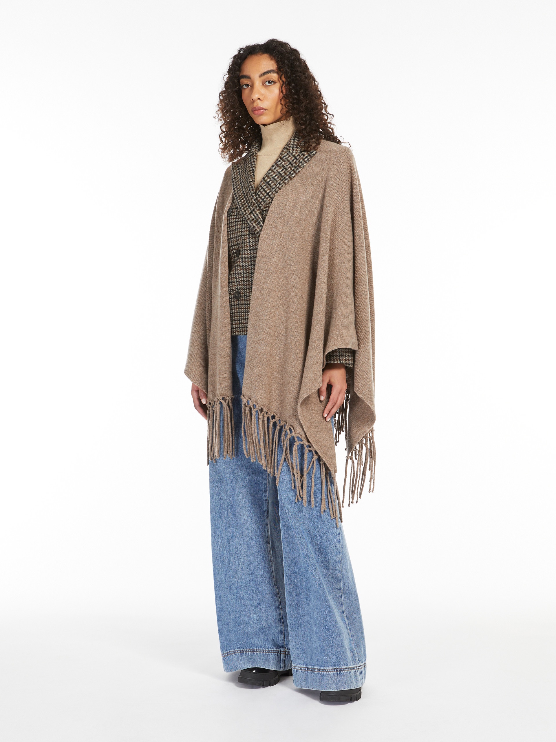 POMPOSA Pure wool poncho - 2