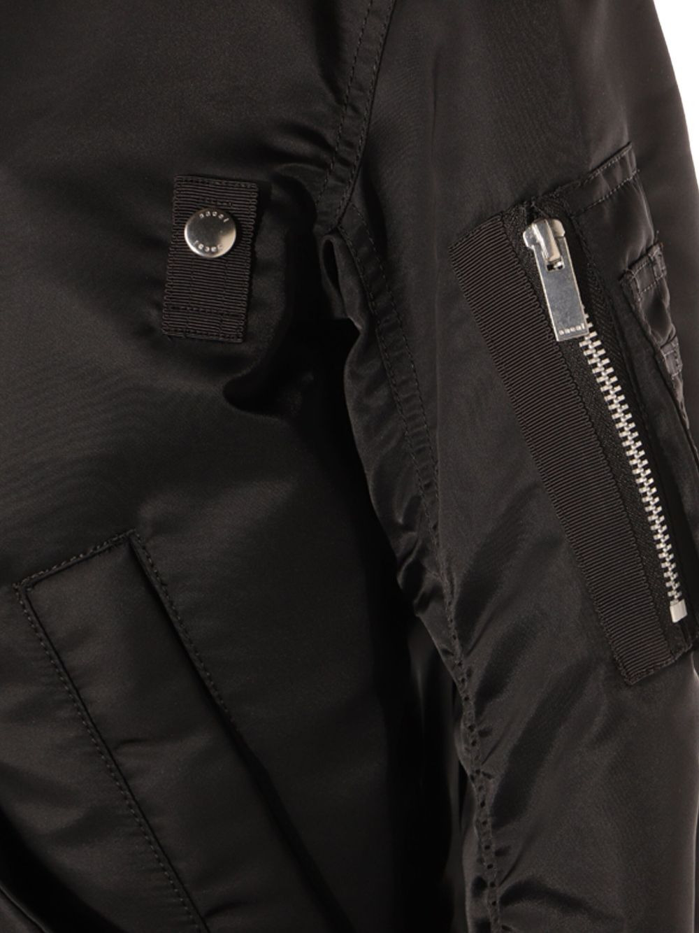 Sacai Women Nylon Bomber Jacket - 3