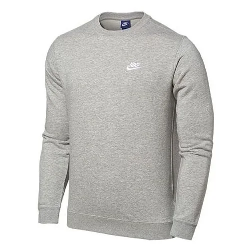 Nike Casual Sports Loose Round Neck Pullover Gray 804343-063 - 1