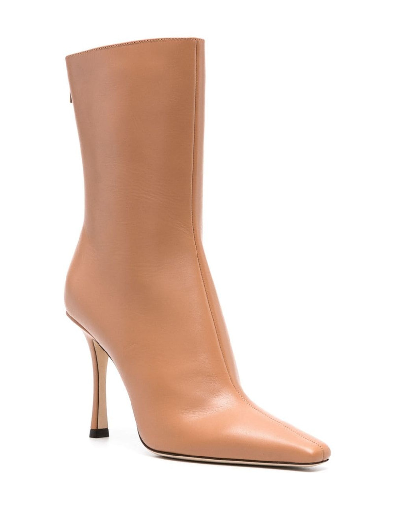 JIMMY CHOO Agathe 100mm pointed-toe boots outlook