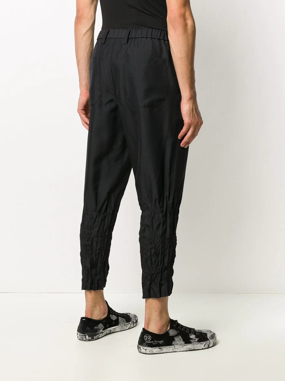 cropped tapered trousers - 4