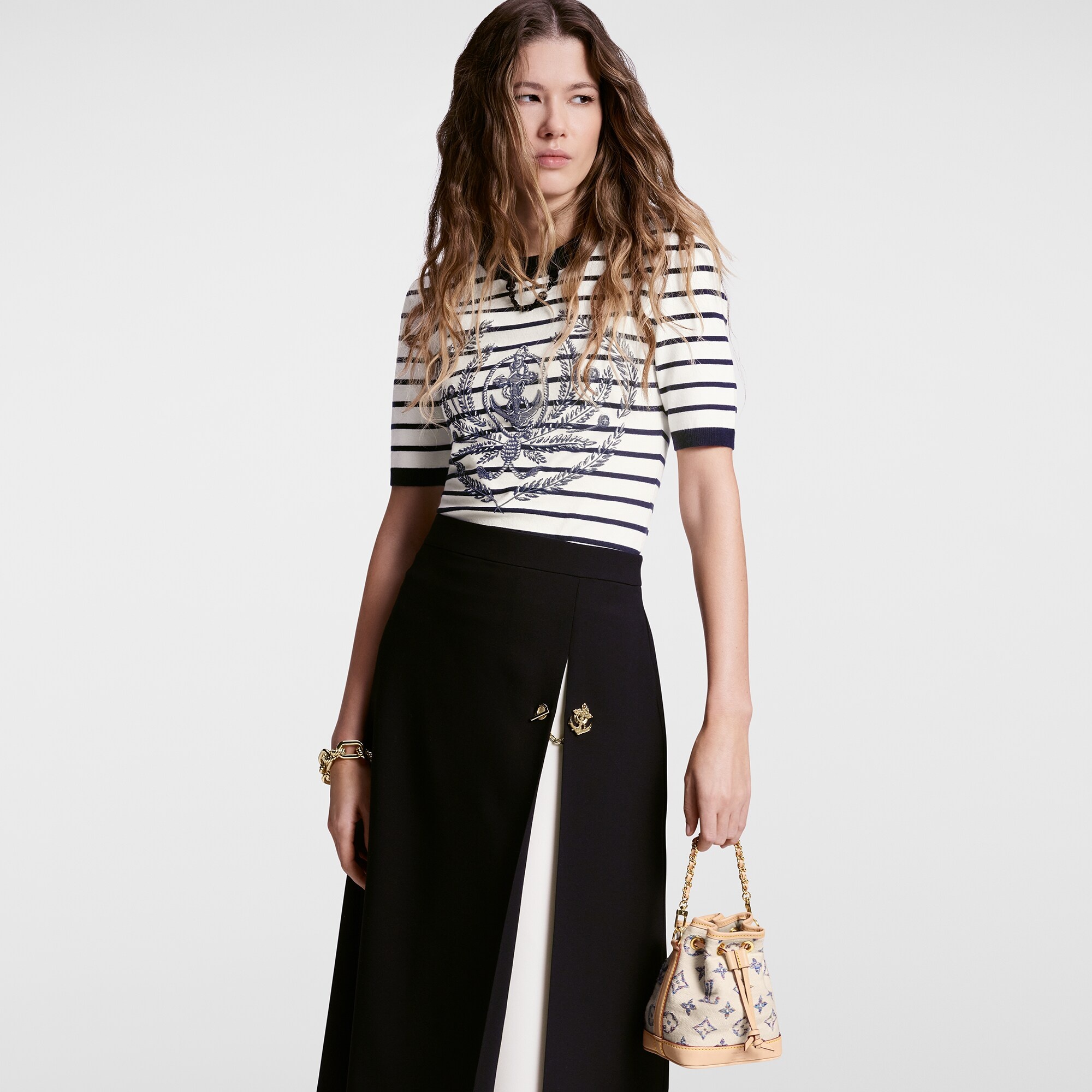 Striped Anchor Knit Top - 5