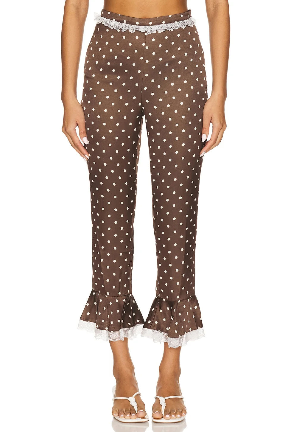 Chocolate Dot Capri Pant - 1