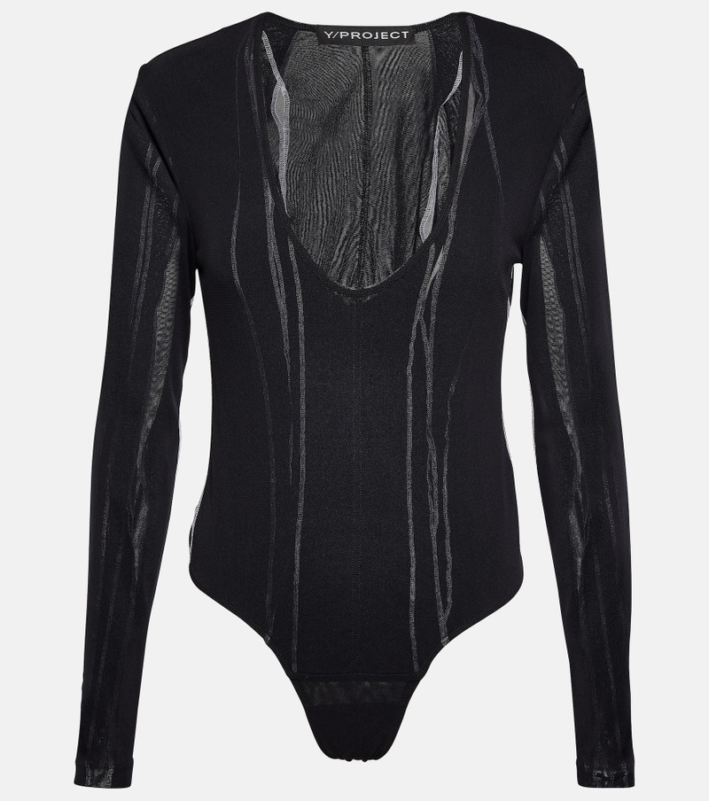 Trimmed bodysuit - 1