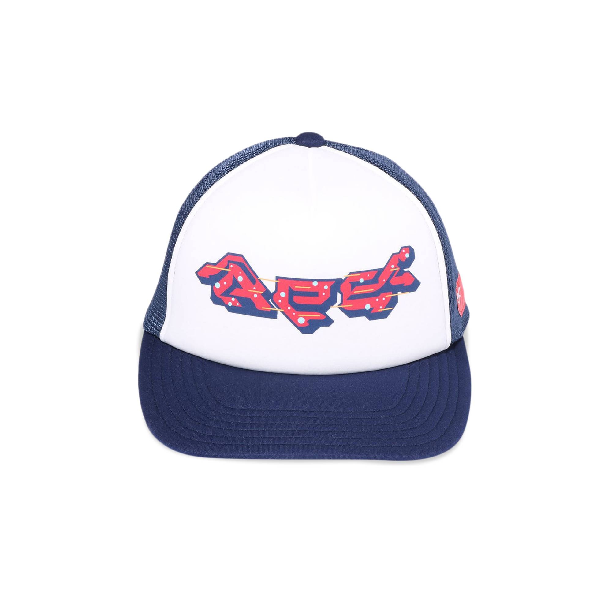 BAPE Logo Mesh Cap 'Navy' - 1