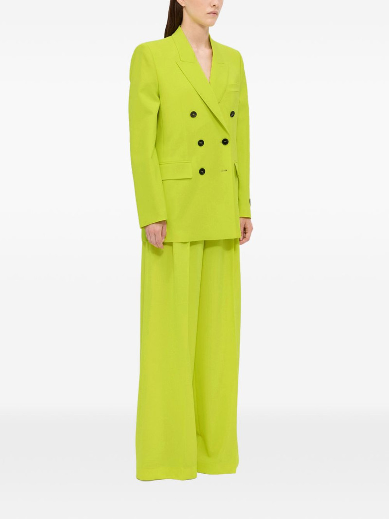 MSGM buttoned double-breasted blazer outlook