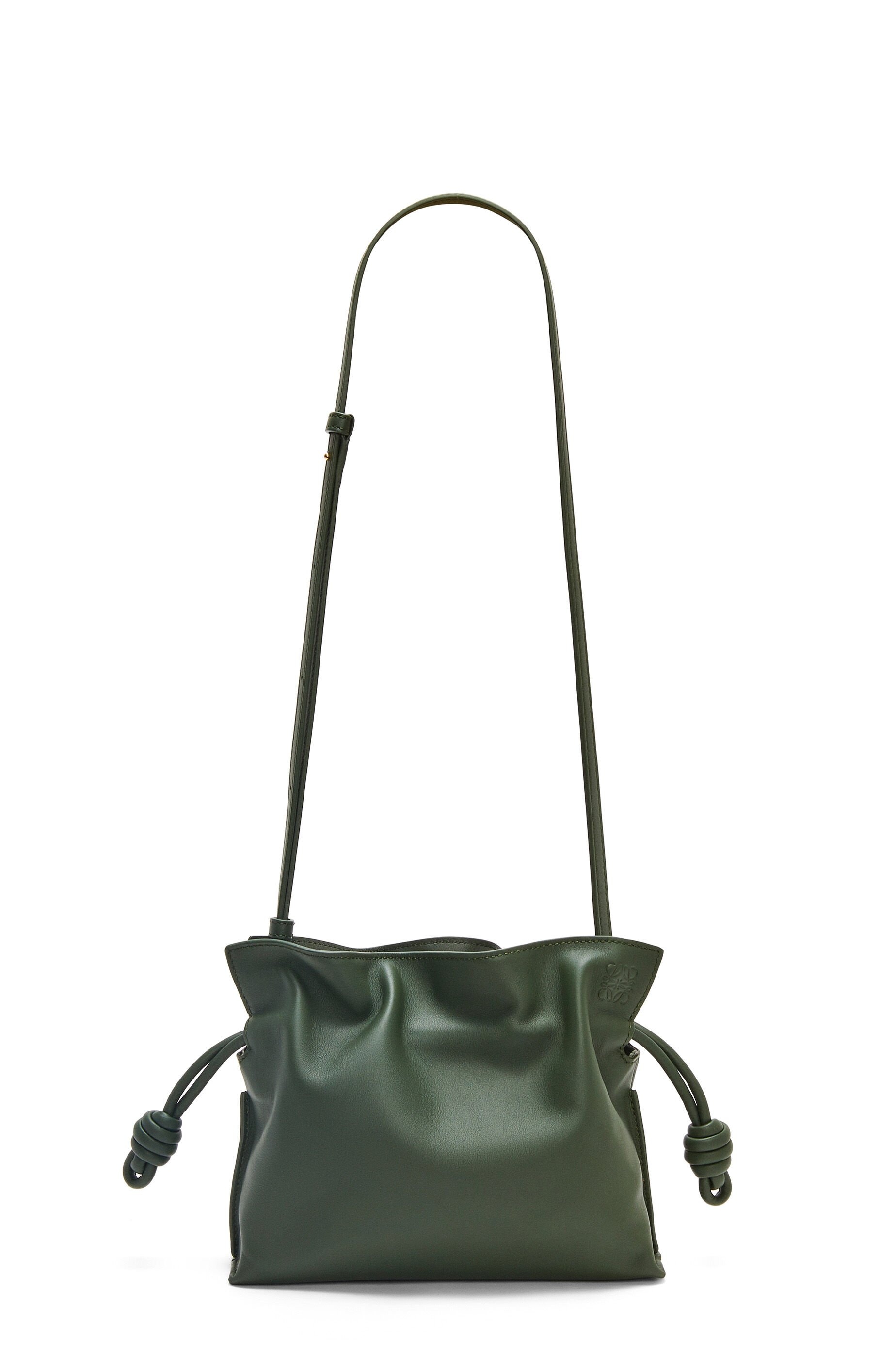 トートバッグ LOEWE Flamenco Clutch Mini Mini Flamenco clutch in nappa calfskin Blue - LOEWE