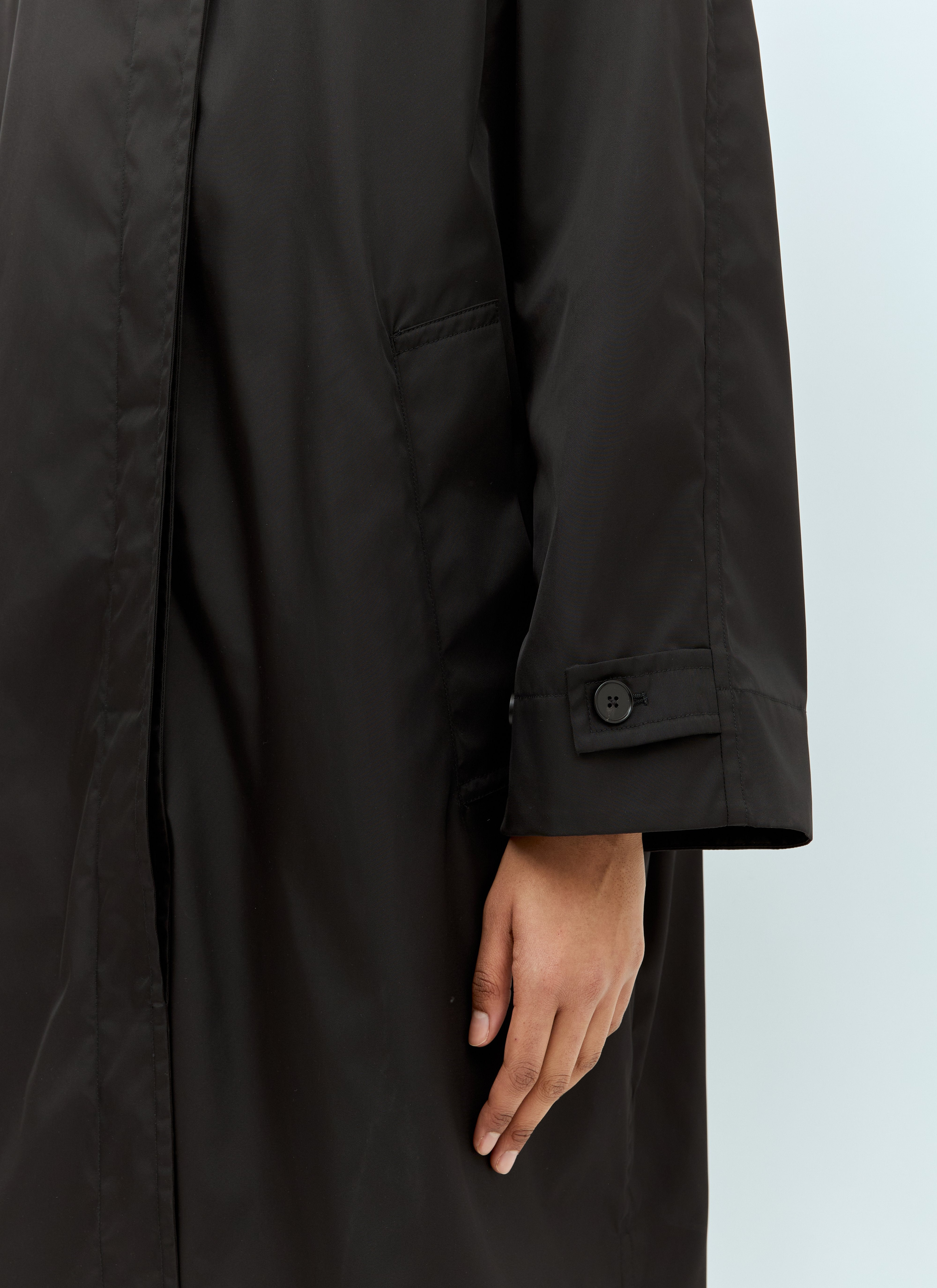 Jil Sander Women Spread Collar Rain Coat - 6