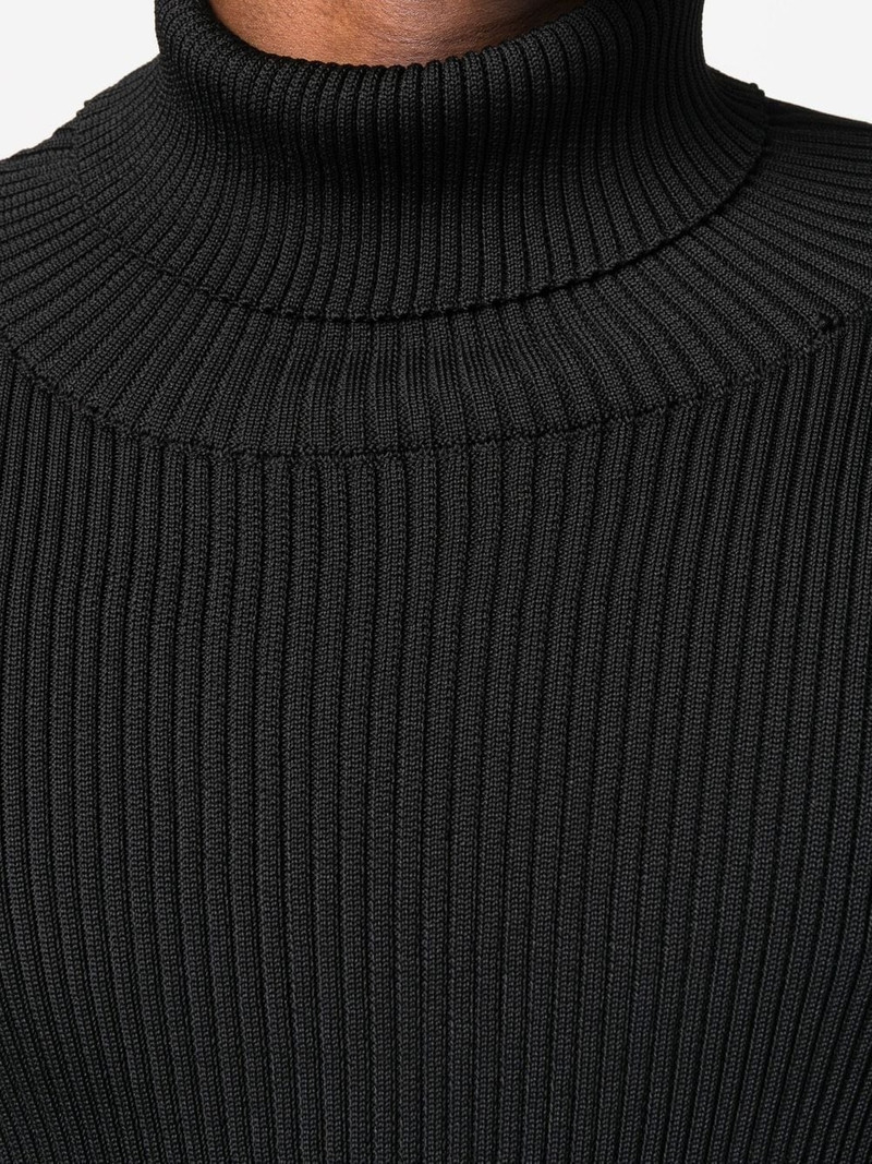 ribbed roll-neck jumper 5
