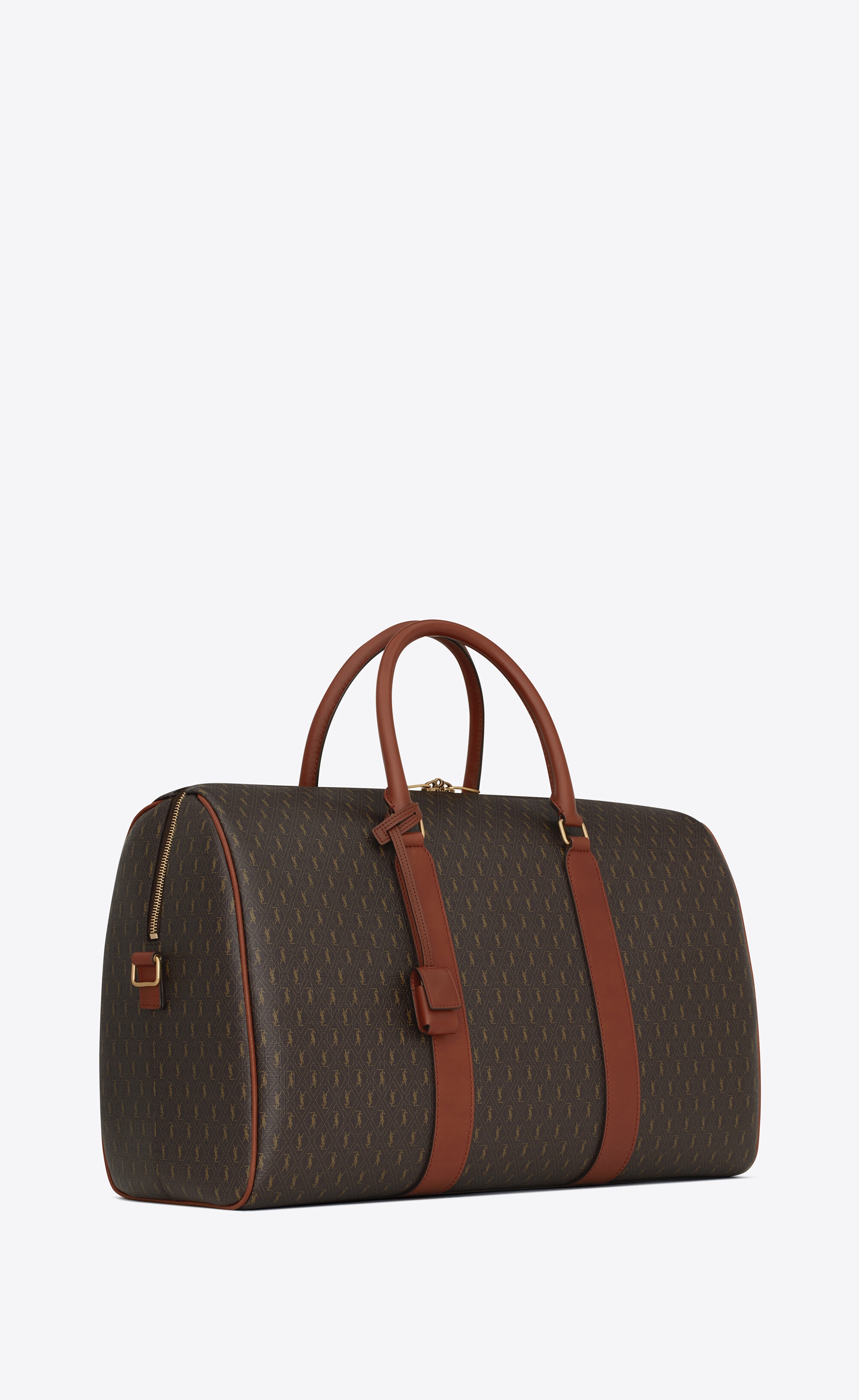 le monogramme 48h duffle in monogram canvas and vegetable leather - 4