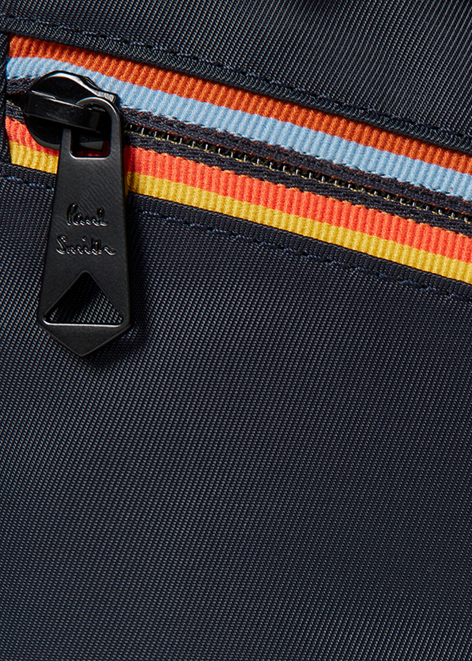 Navy 'Artist Stripe' Flight Bag - 4