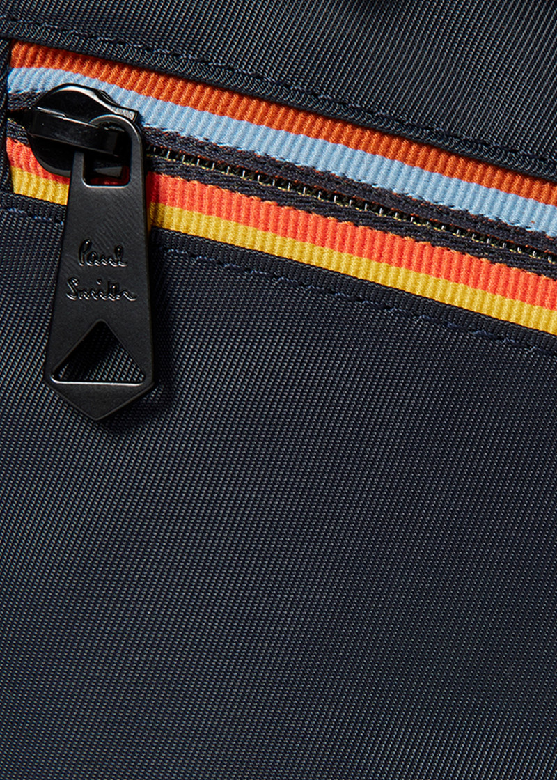 Navy 'Artist Stripe' Flight Bag 4