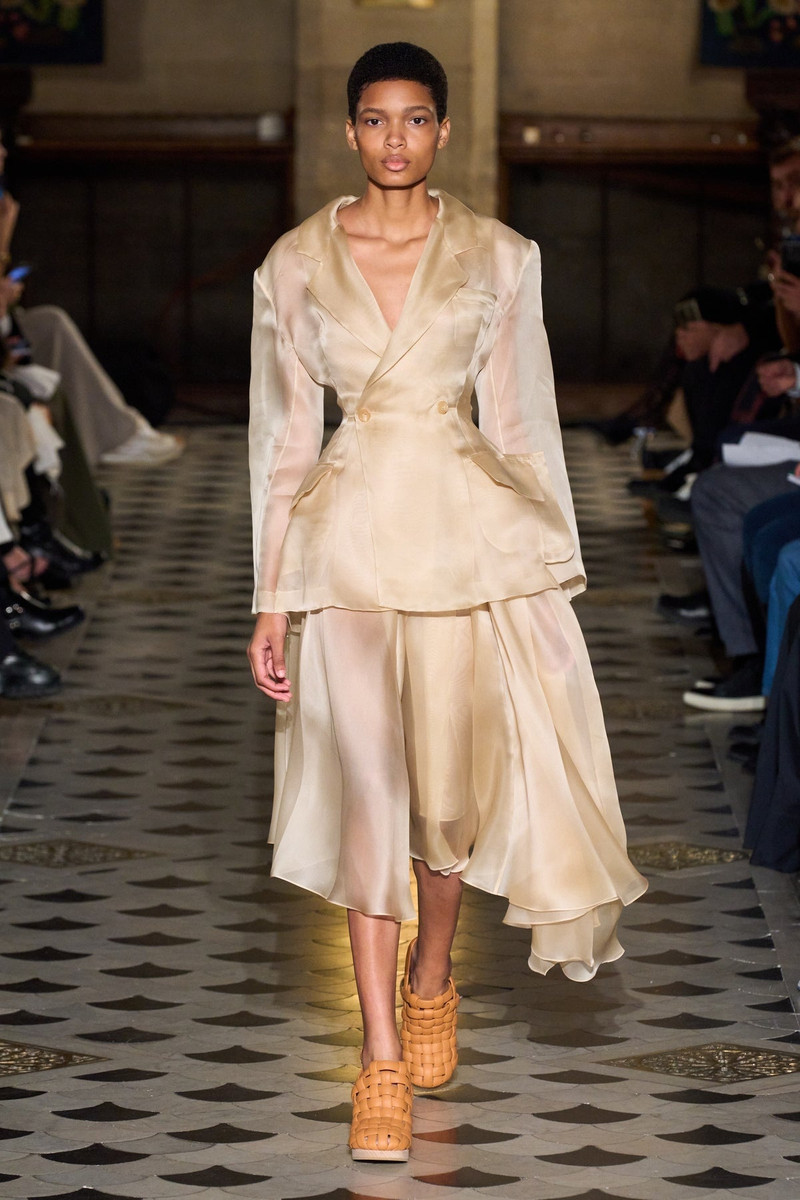 ORGANDY DRESS BEIGE 1