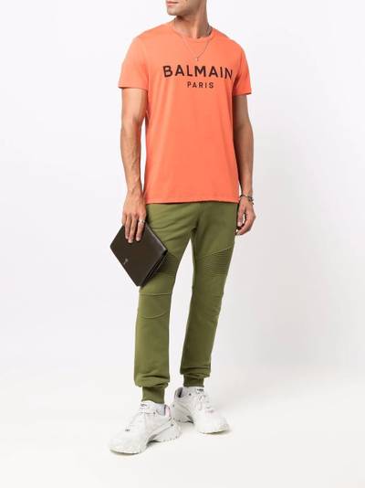 Balmain logo-print short-sleeve T-shirt outlook