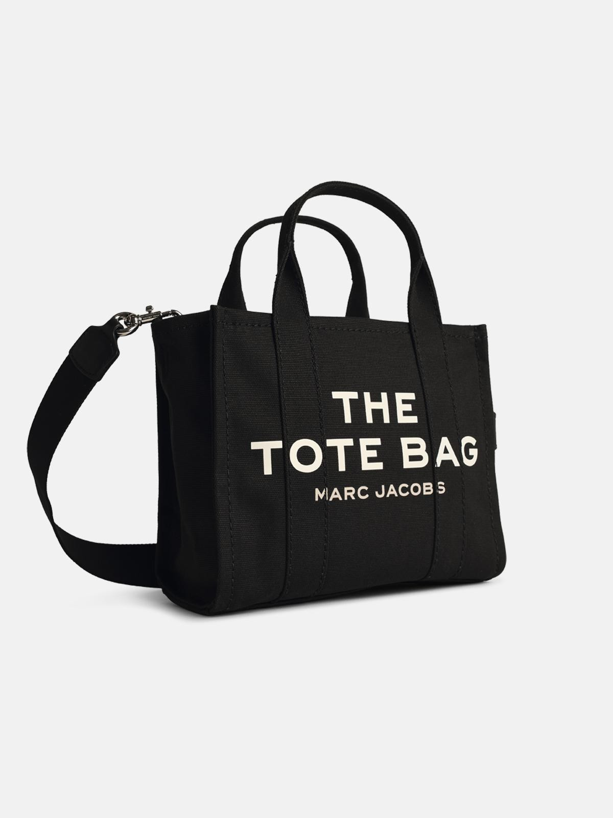 BLACK FABRIC THE TOTE MINI BAG - 2