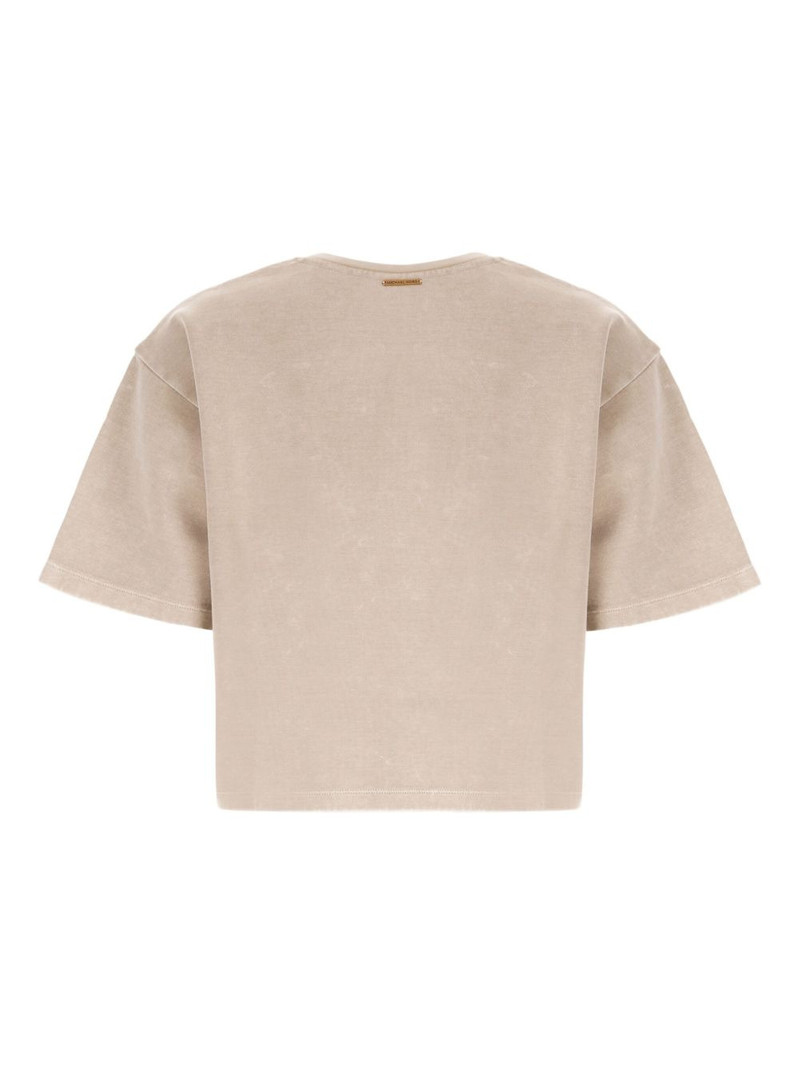 MICHAEL KORS logo-debossed T-shirt outlook