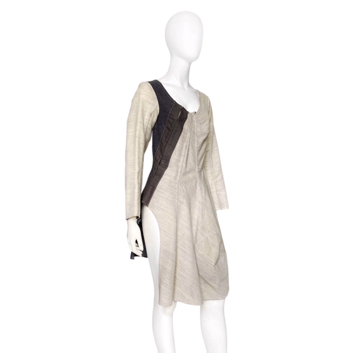 Comme des Garçons Fall 1998 Asymmetrical Abstract dress - 3
