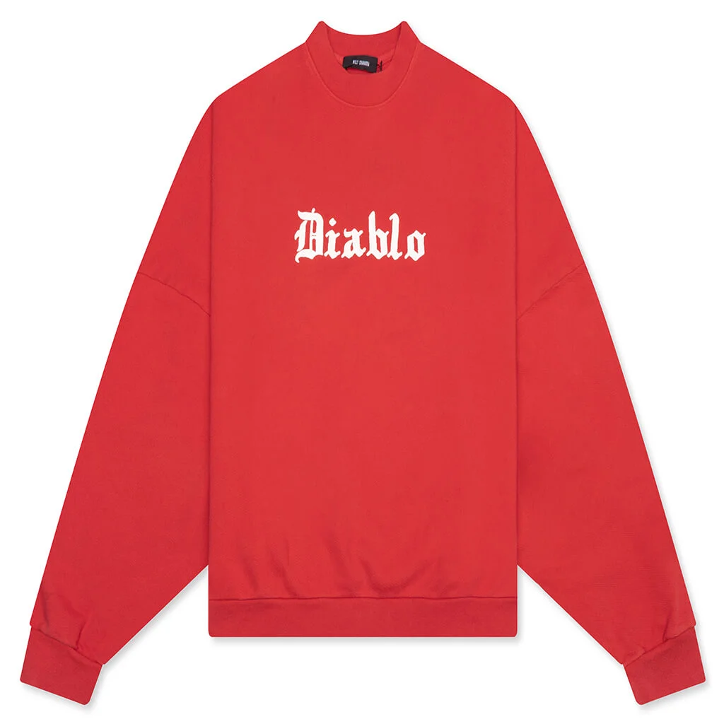 DIABLO HOOLIGAN CREWNECK - RED - 1