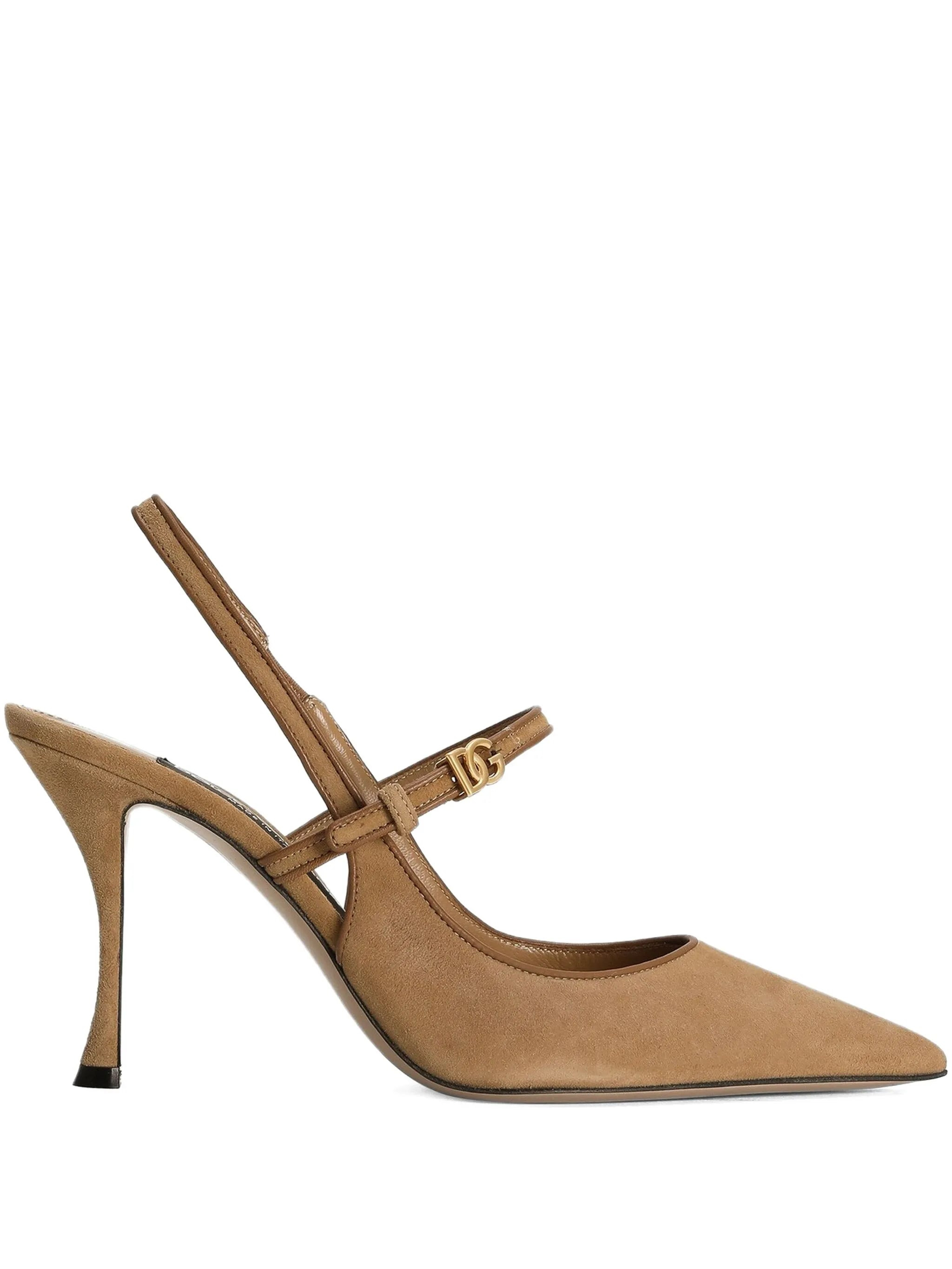 logo-appliqué slingback pumps - 1