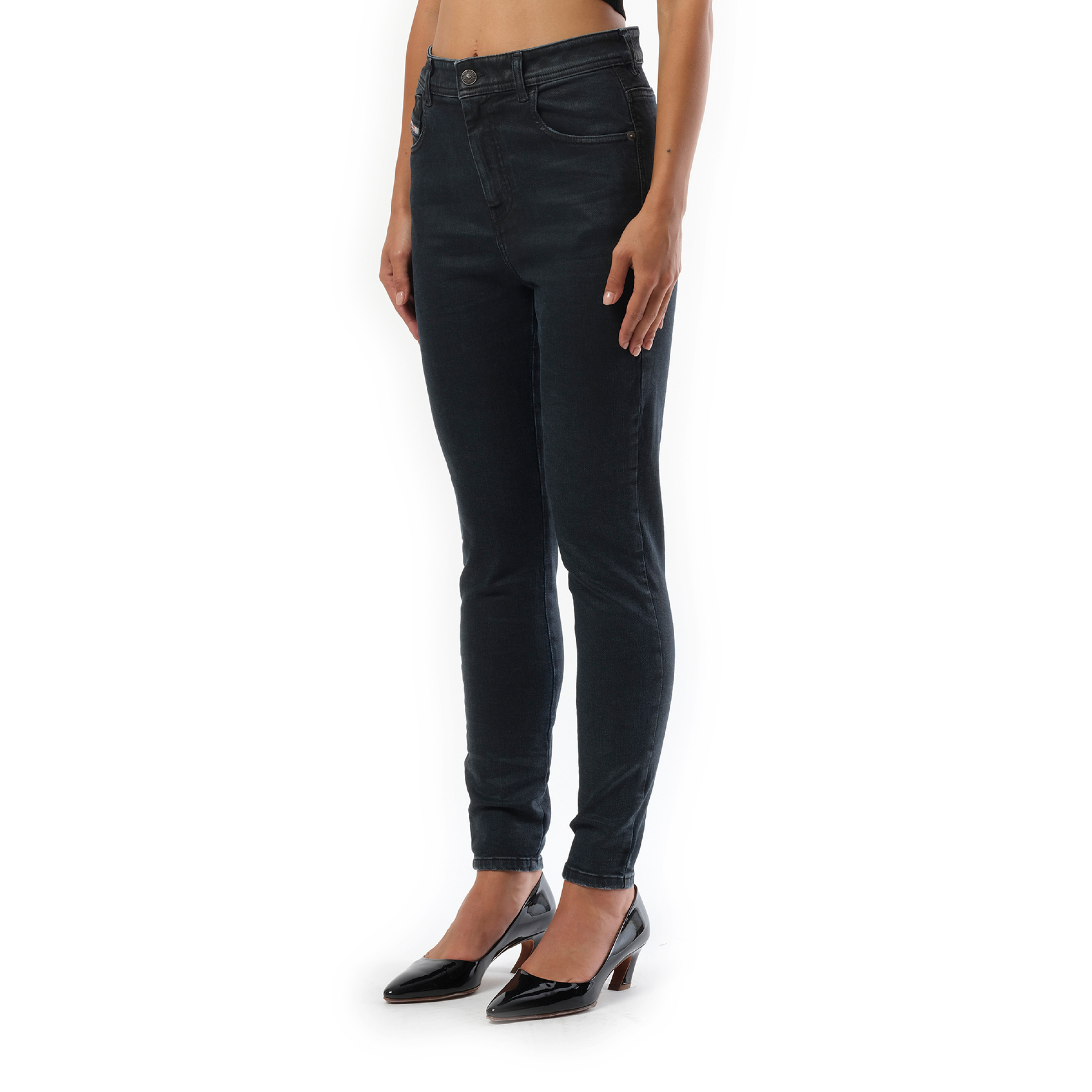 1984 Slandy High Jeans in Washed Black - 4